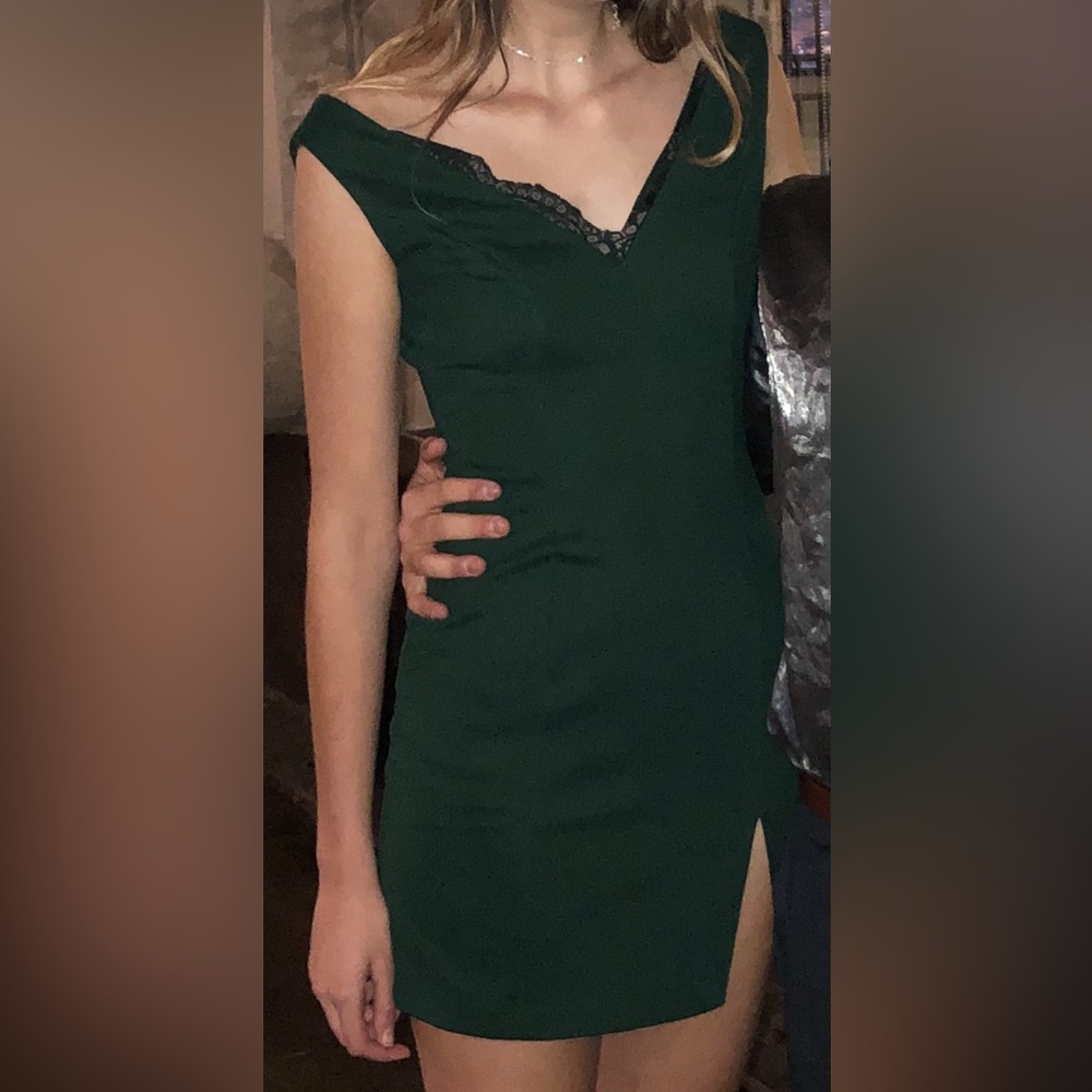 Green Cocktail Dress
